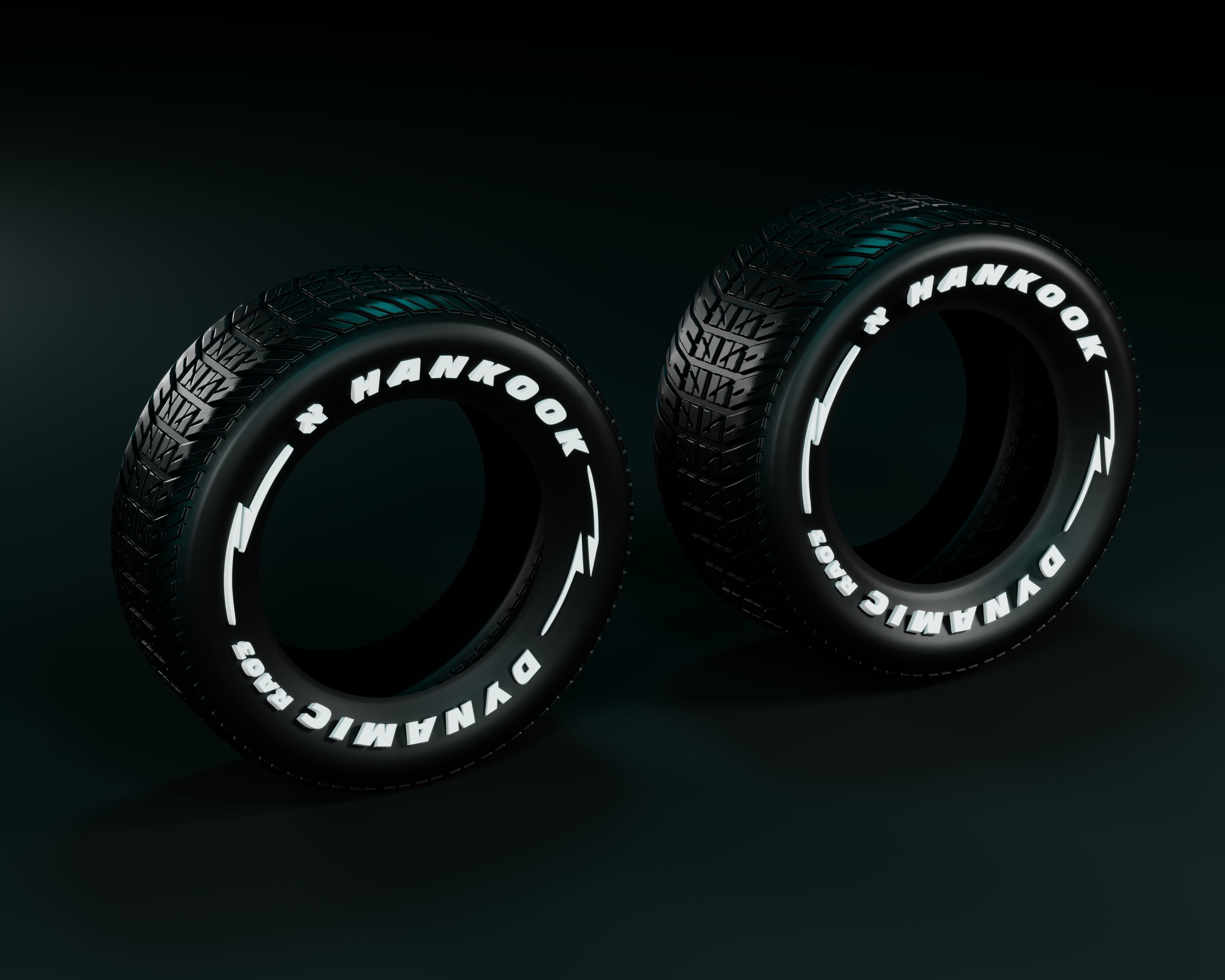 Hankook Tire 3D model_4