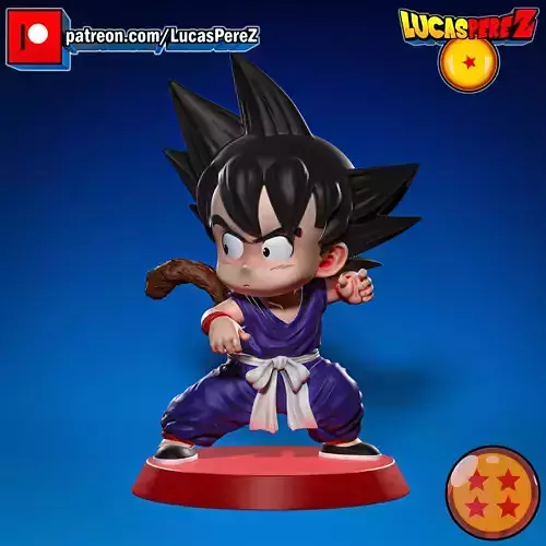 GOKU CHIBI 3D print model