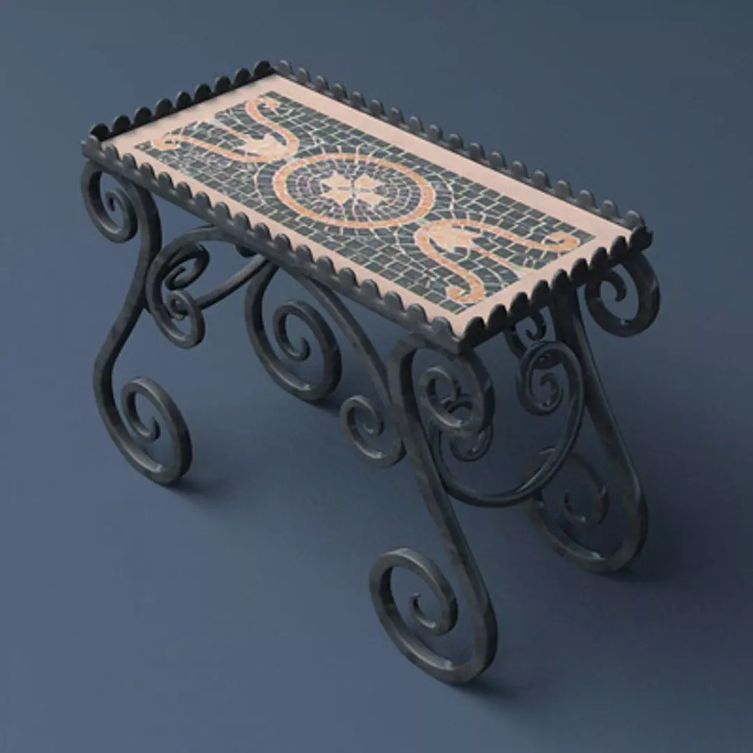 Table 102 Ironwork 3D model