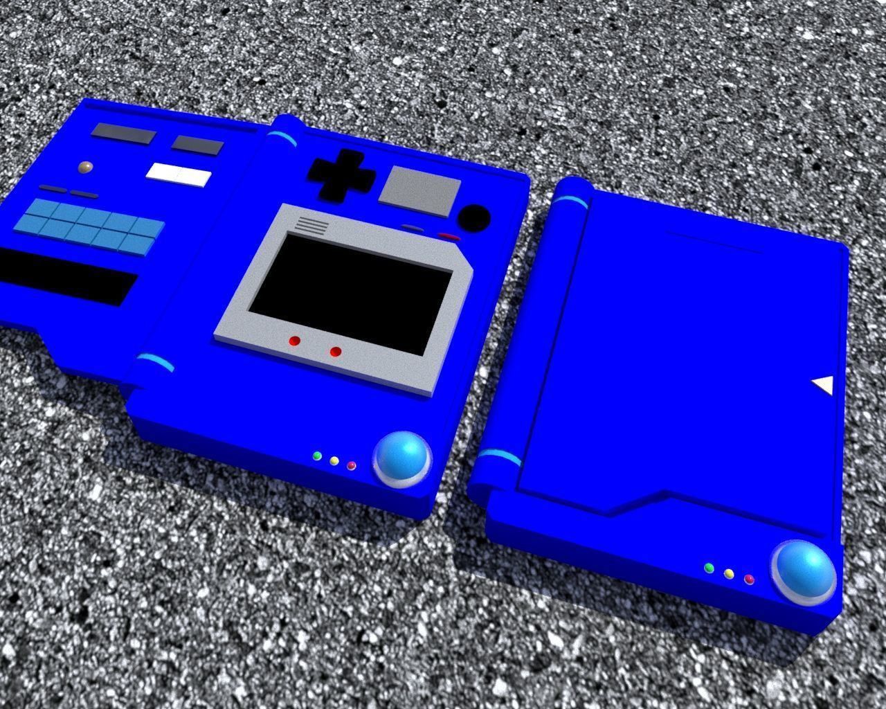 pokedex Low-poly 3D model_4