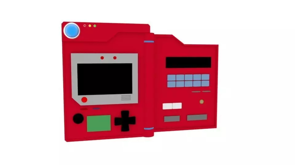 pokedex Low-poly 3D model_0