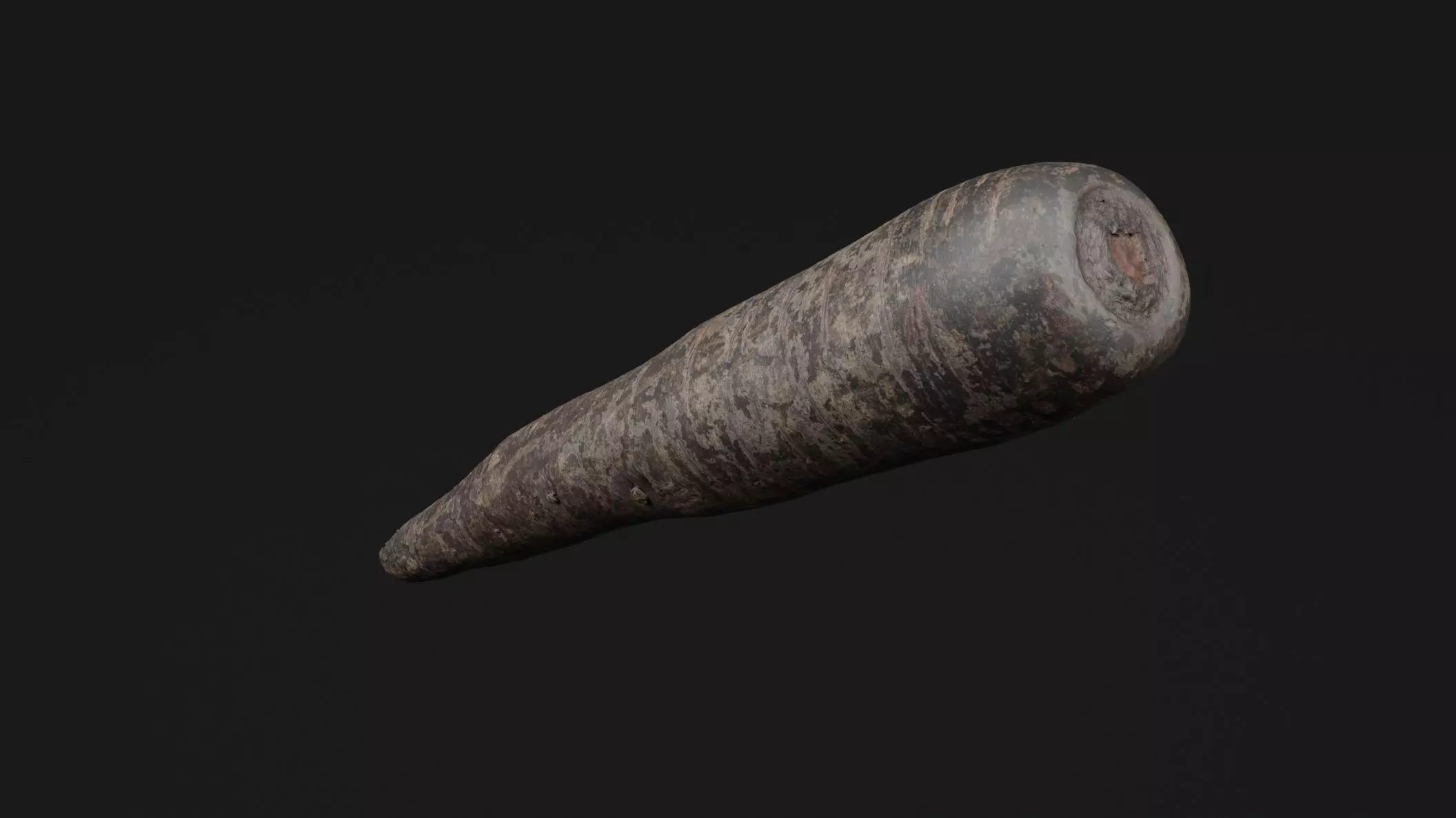 Purple Carrot 3D model_0