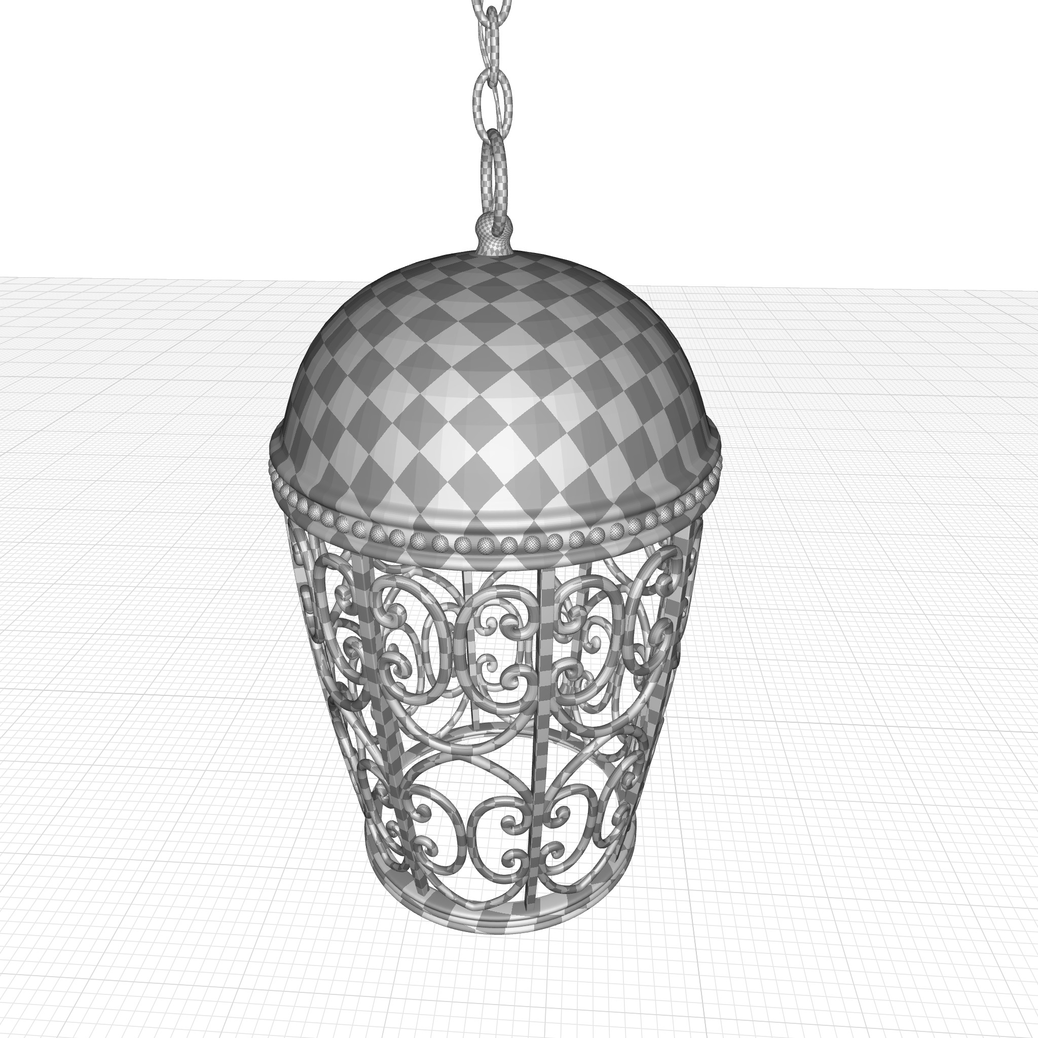 Claverack Outdoor Pendant 3D model_6