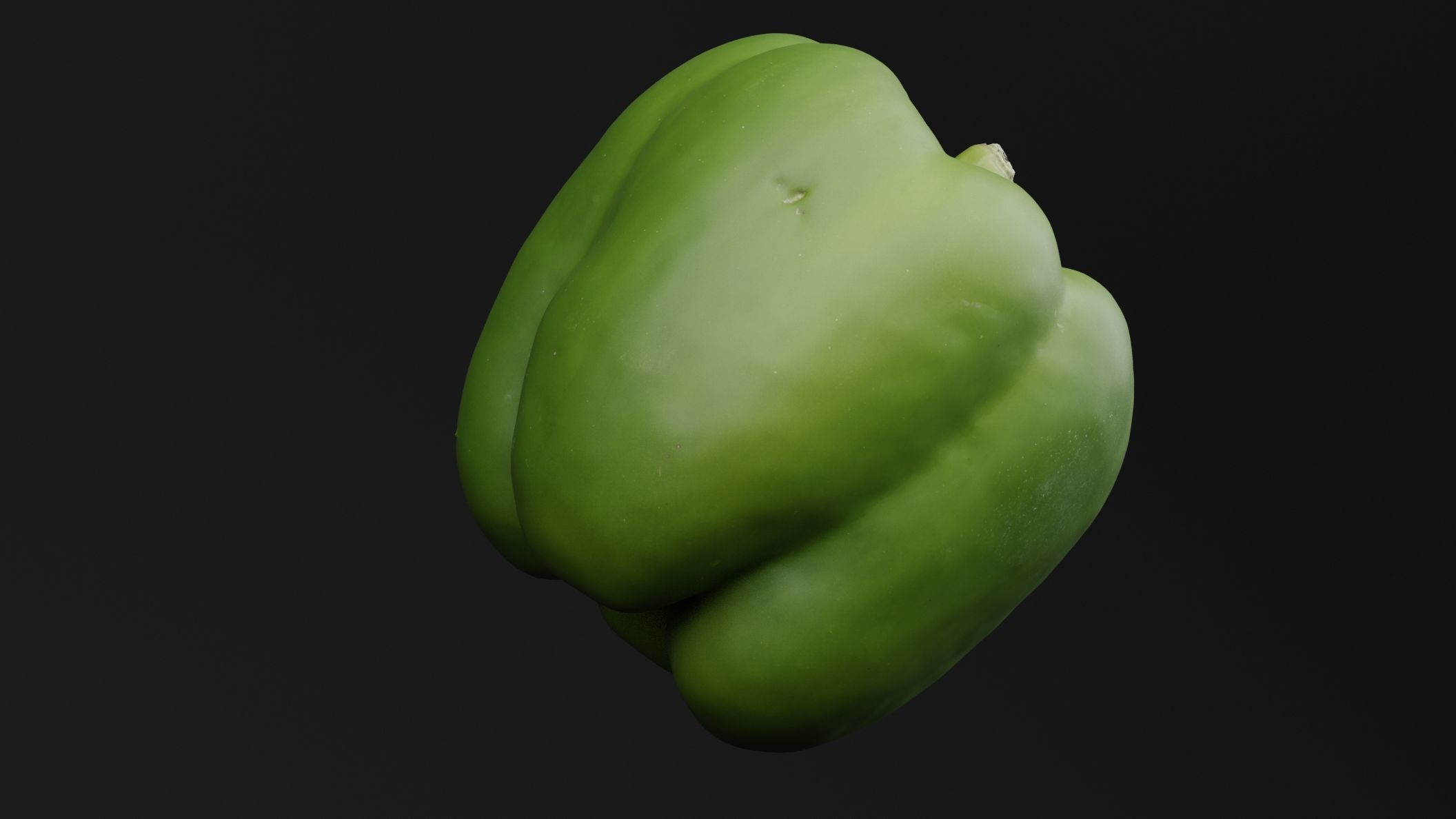 Green Bell Pepper 3D model_3