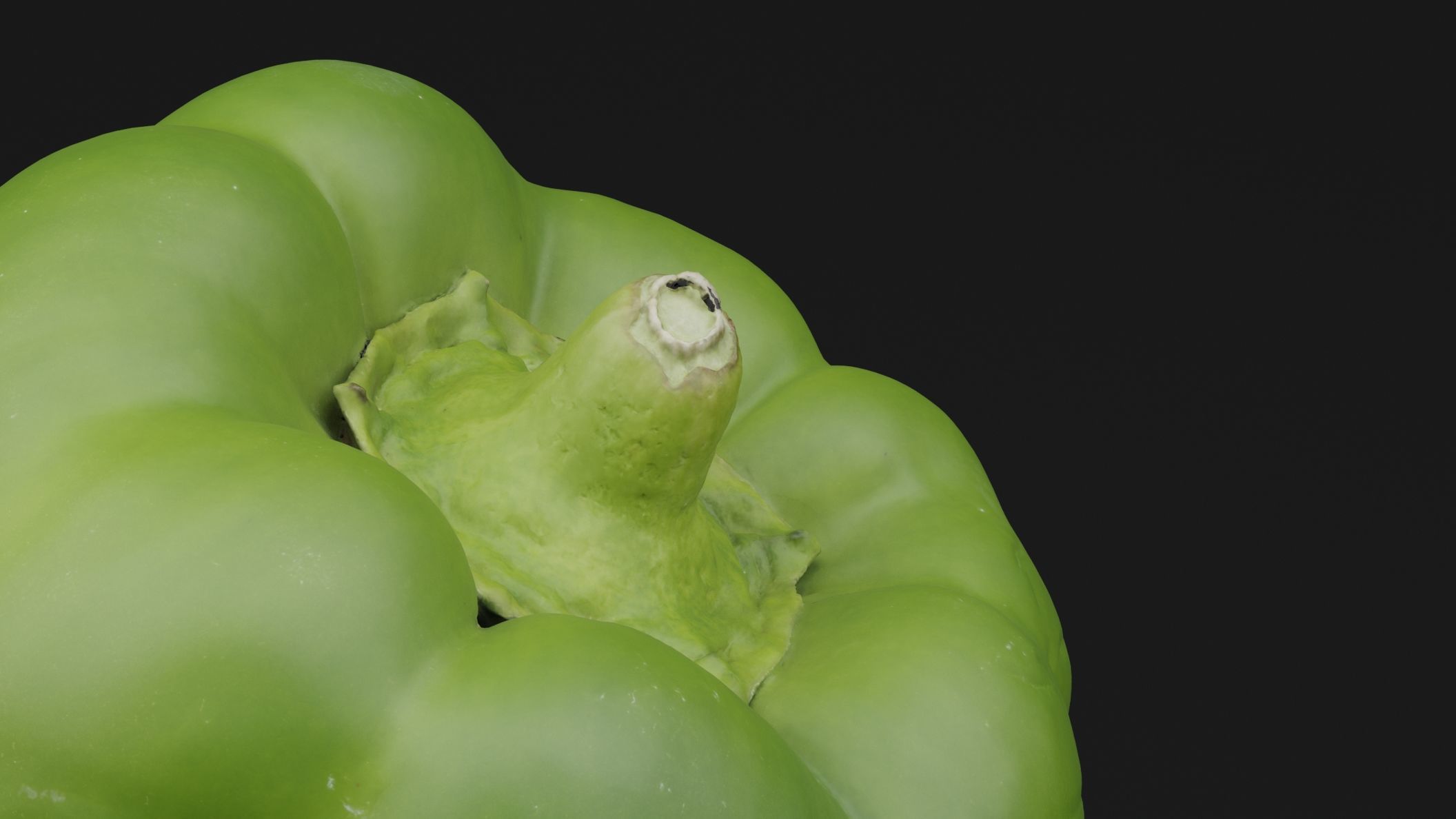 Green Bell Pepper 3D model_1