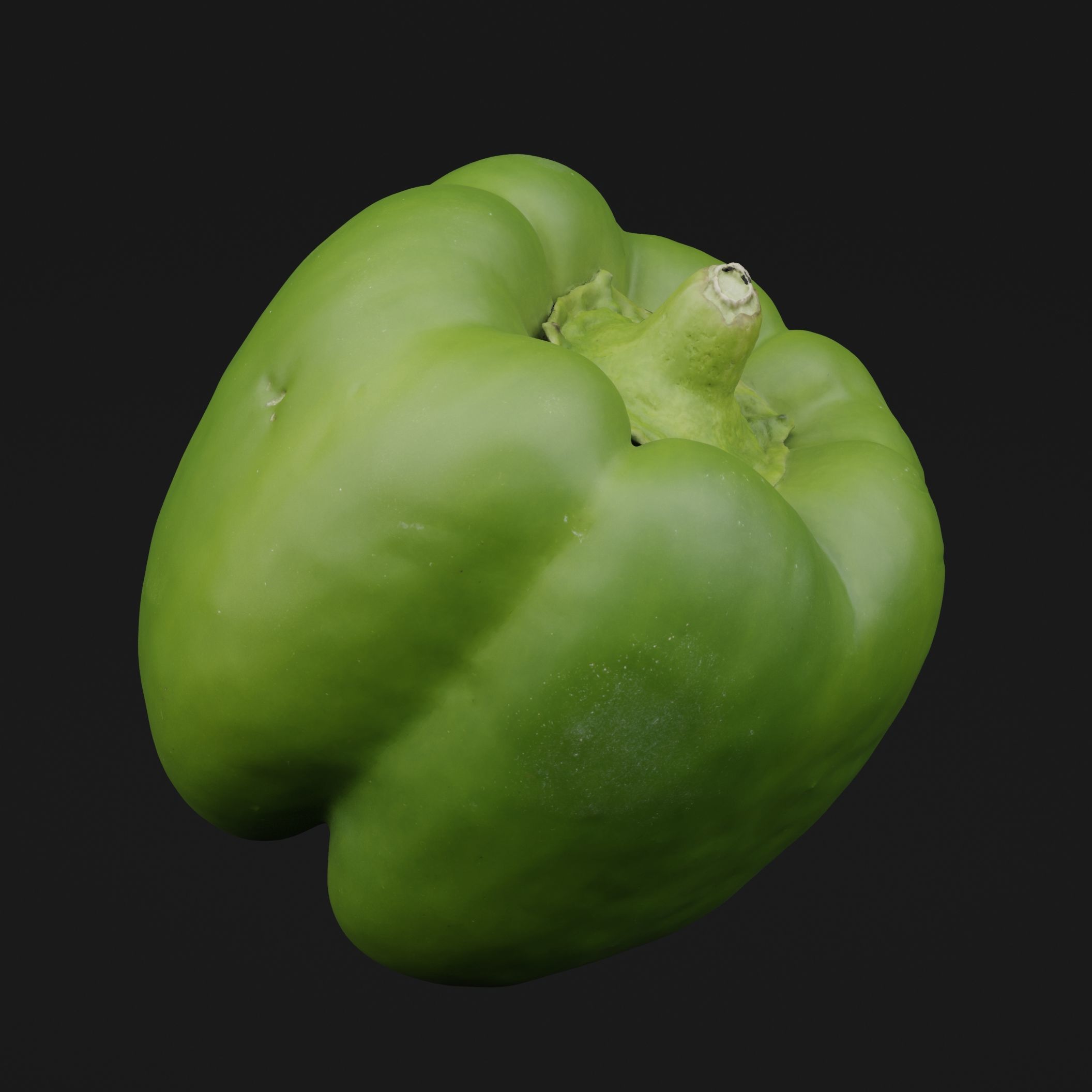 Green Bell Pepper 3D model_5
