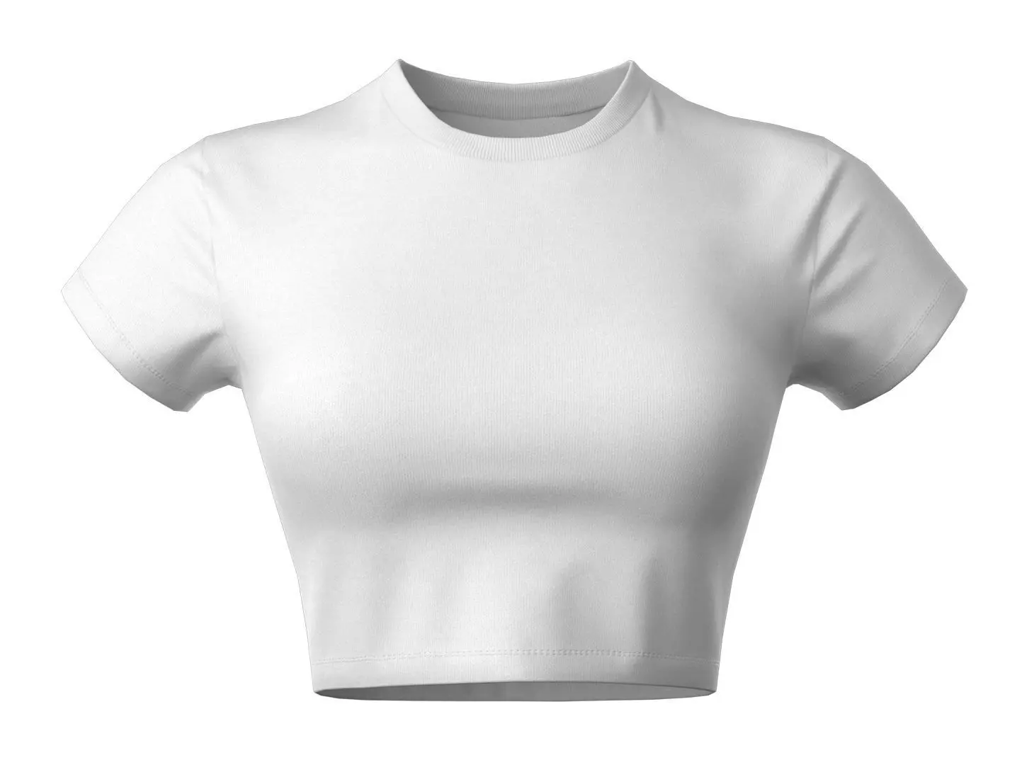Shirt Female Low-poly 3D model_0