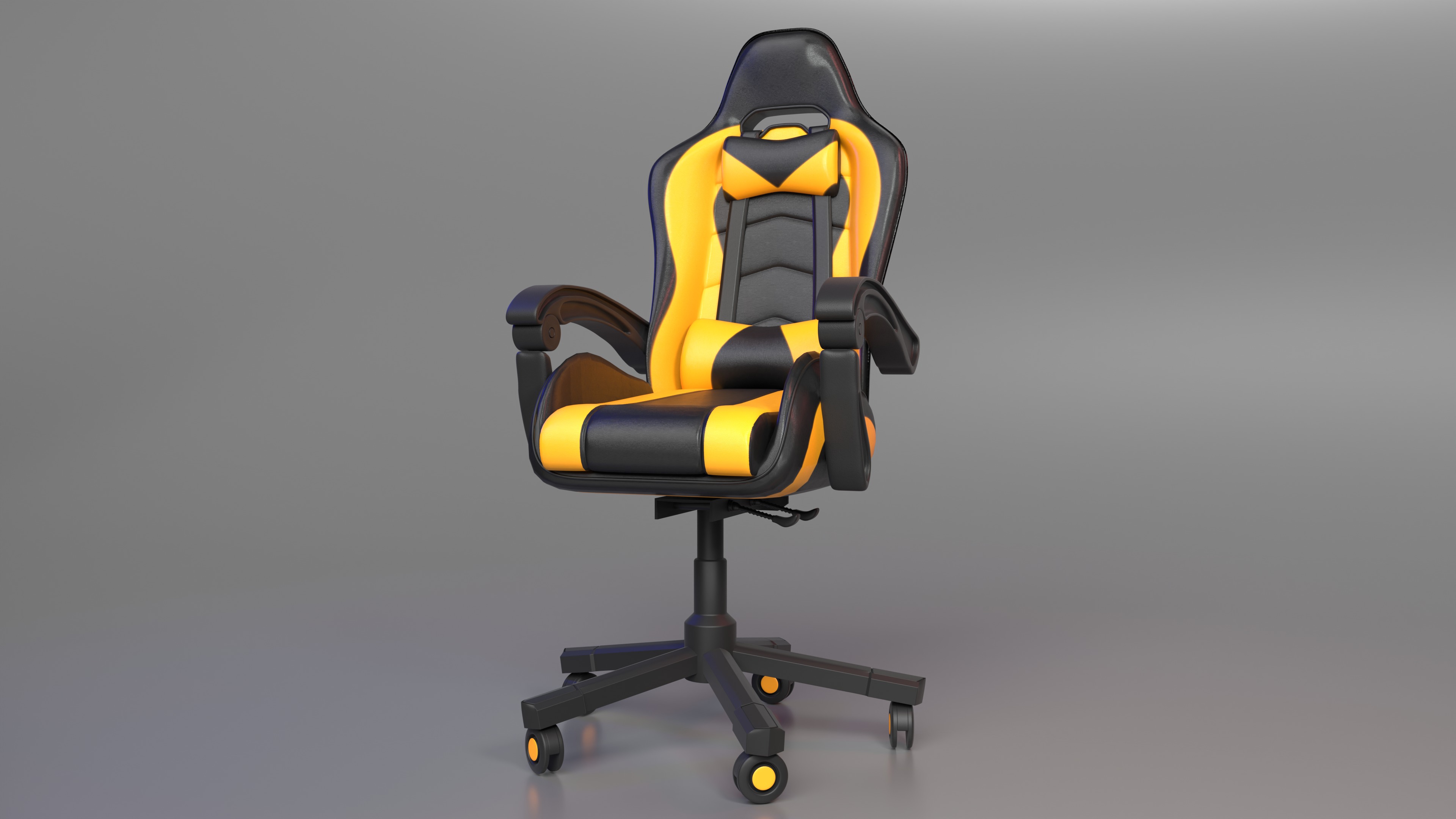 Ultimate 3D Realistic Gaming Chair Experience 3D model_18