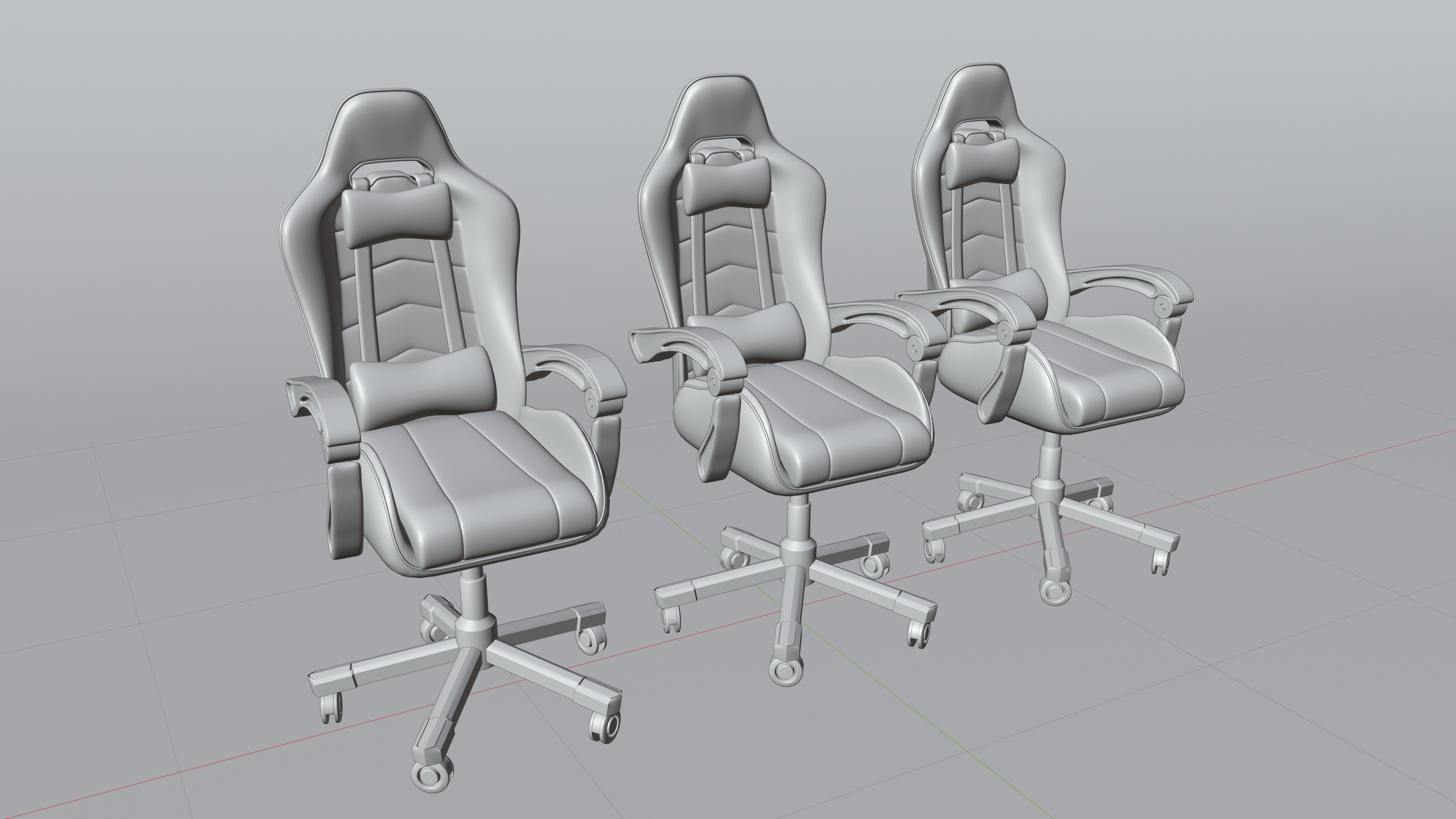 Ultimate 3D Realistic Gaming Chair Experience 3D model_21