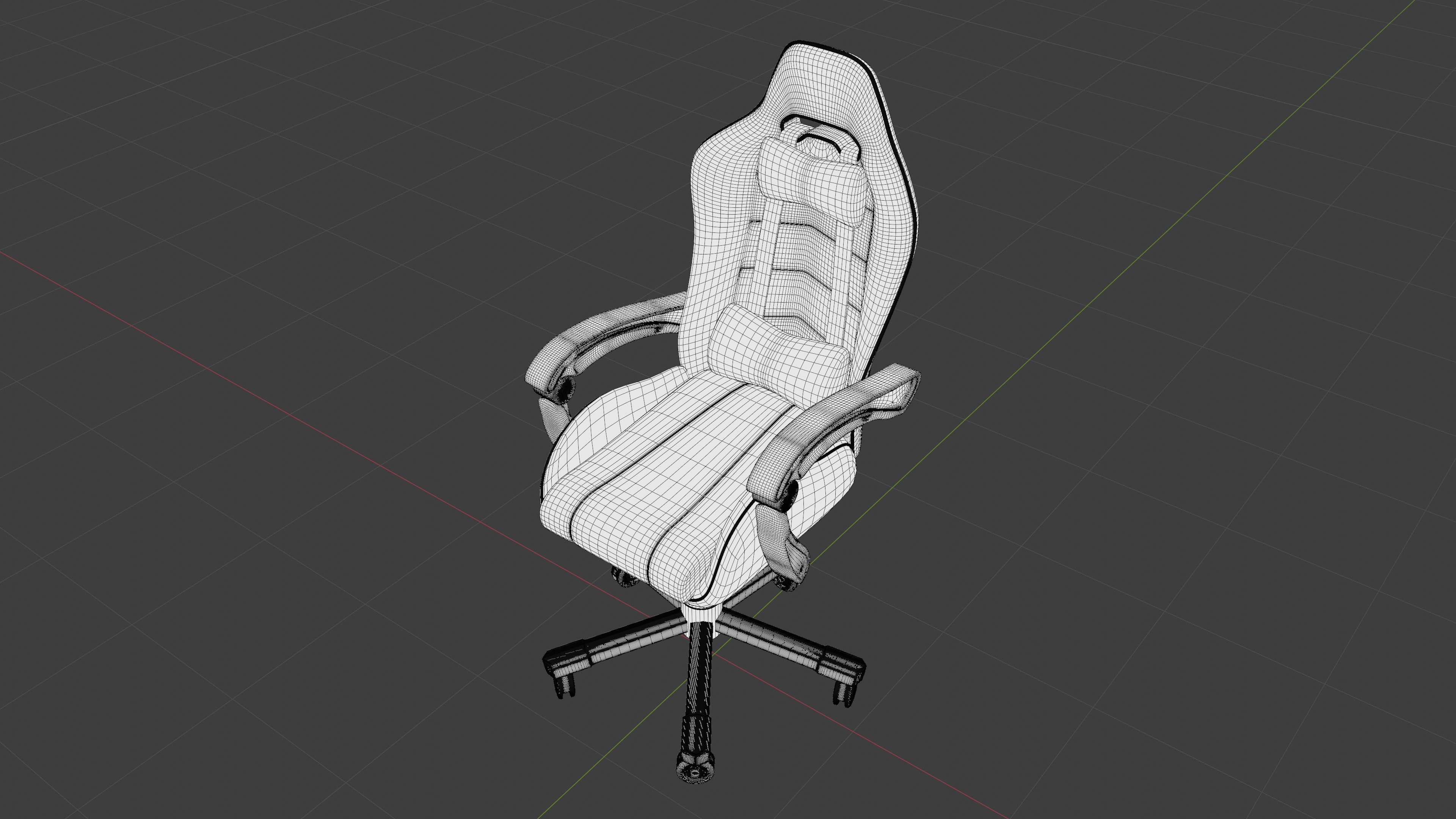Ultimate 3D Realistic Gaming Chair Experience 3D model_24