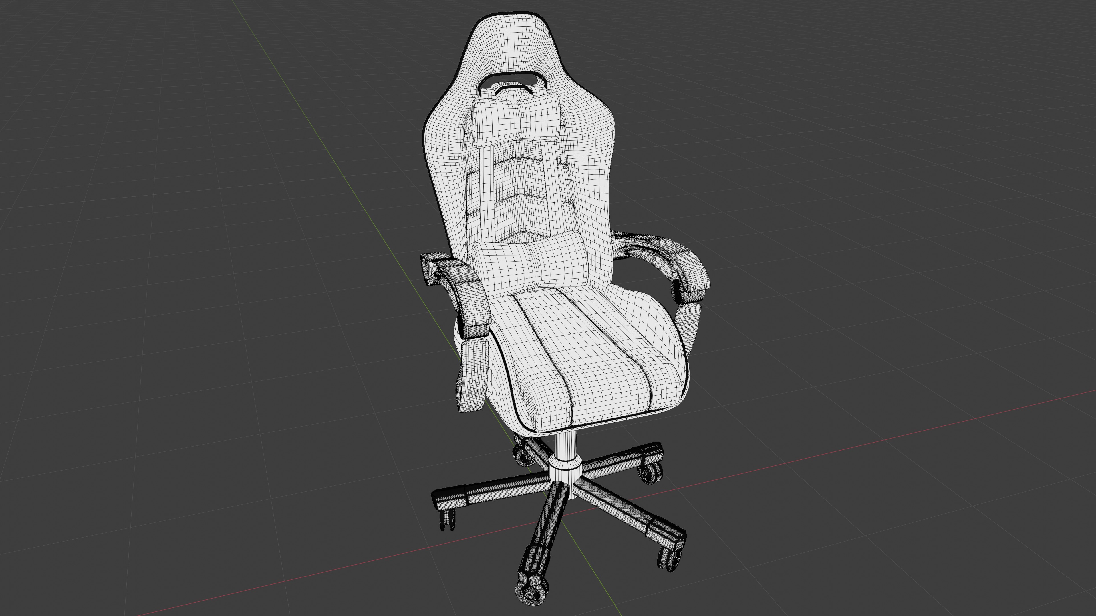 Ultimate 3D Realistic Gaming Chair Experience 3D model_22