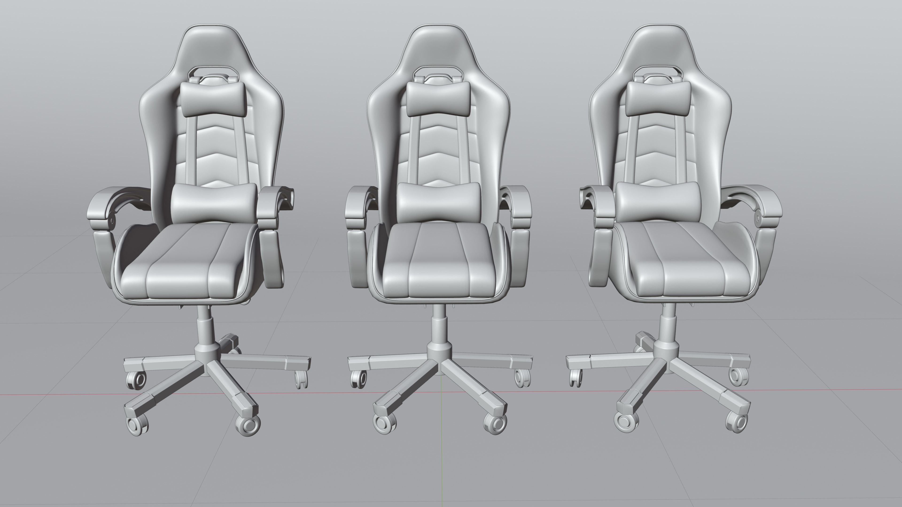 Ultimate 3D Realistic Gaming Chair Experience 3D model_19
