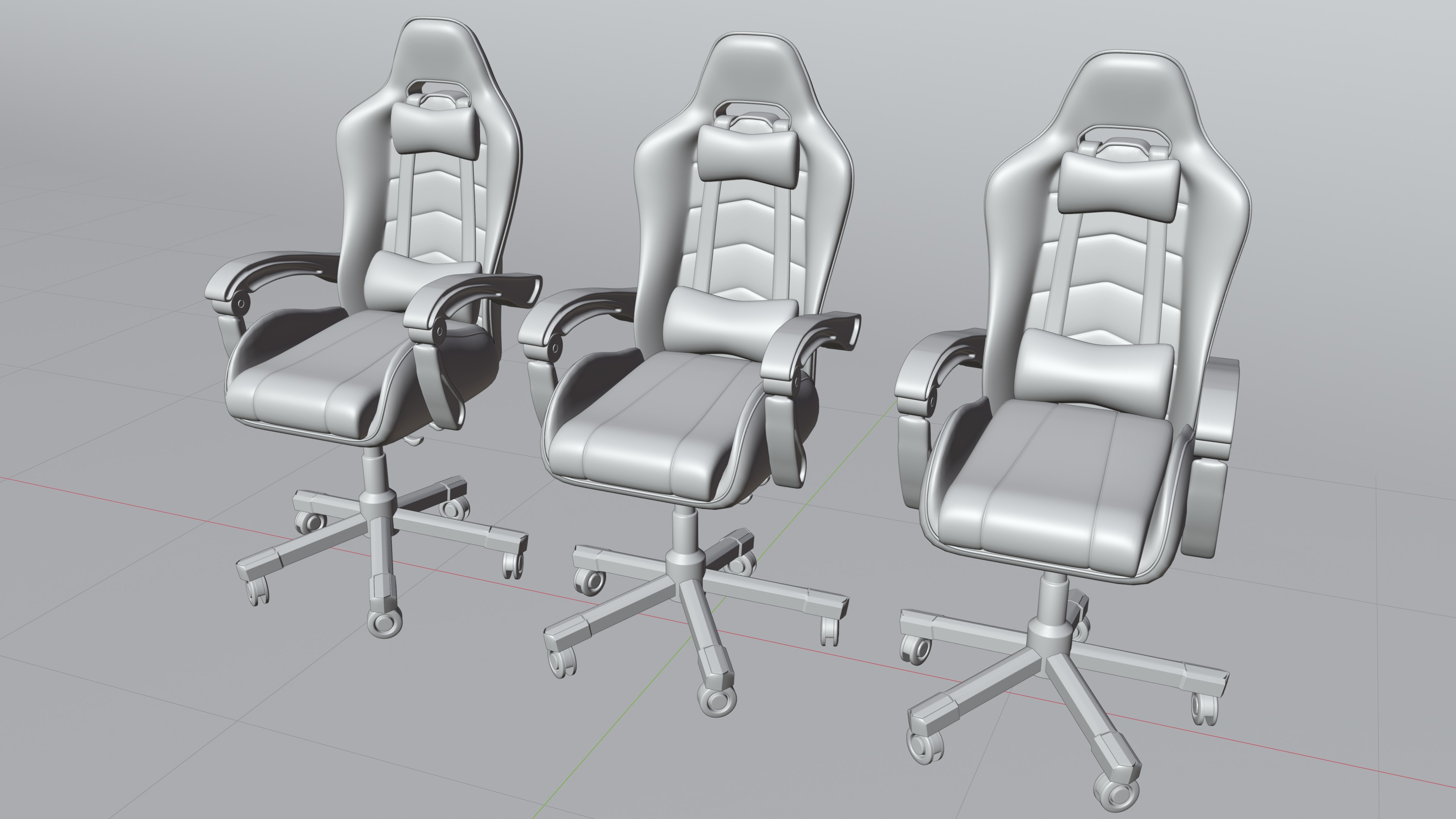 Ultimate 3D Realistic Gaming Chair Experience 3D model_20