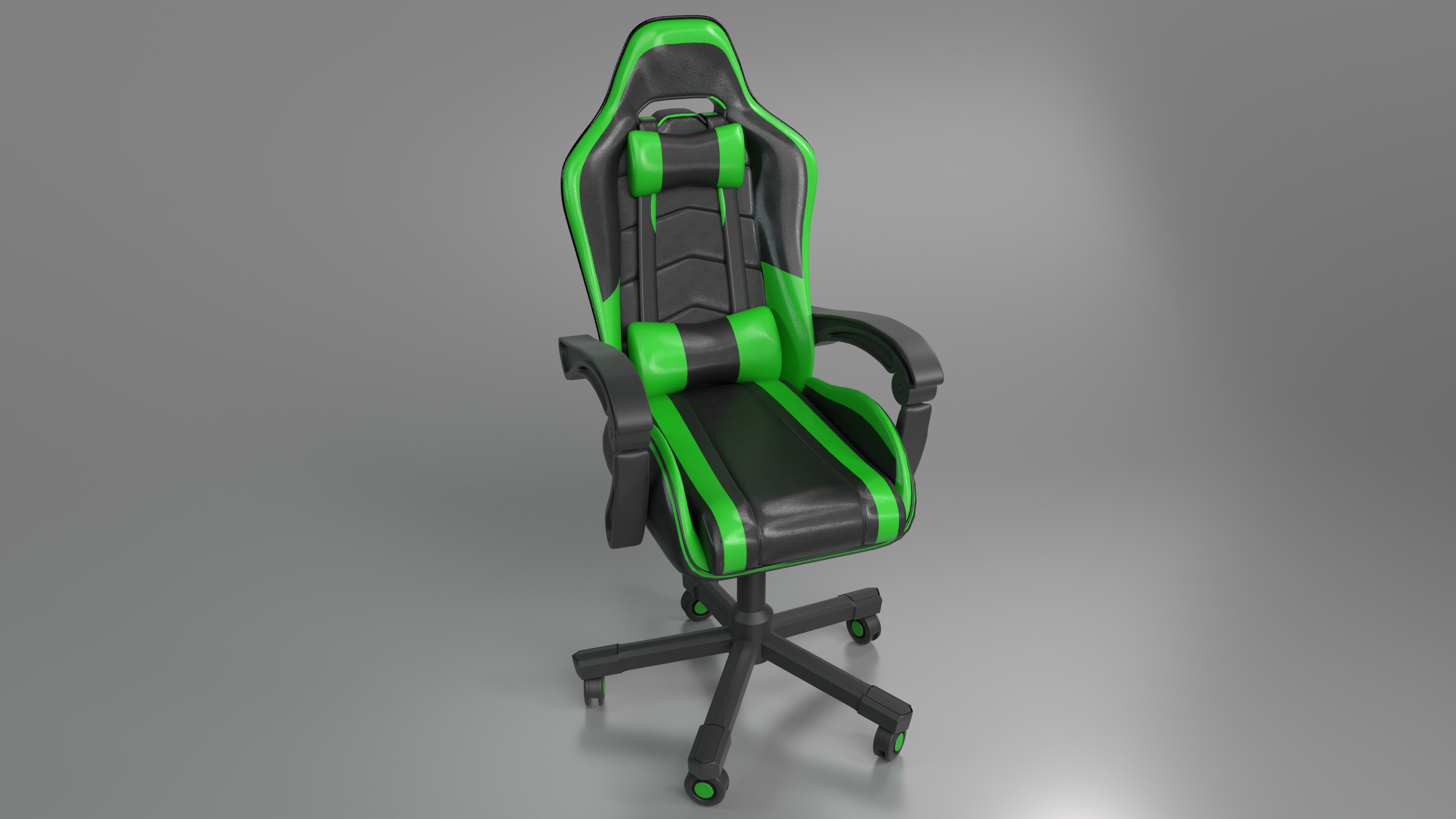 Ultimate 3D Realistic Gaming Chair Experience 3D model_7