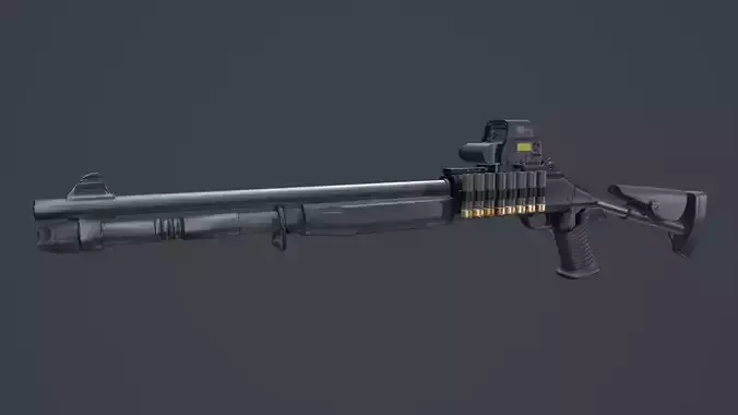 Benelli m4 super 90 Low-poly 3D model