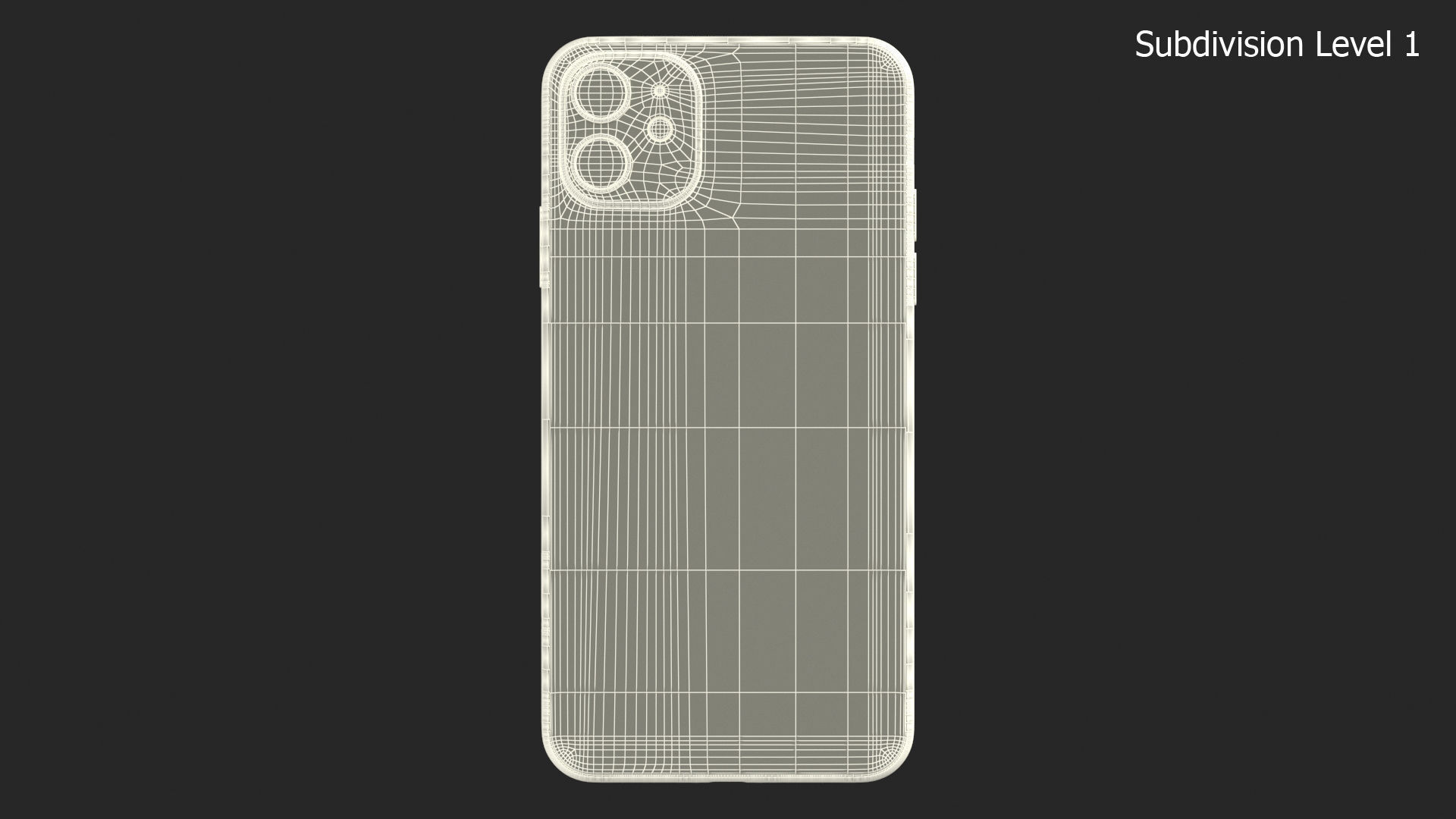 Smartphone Black 3D model_11