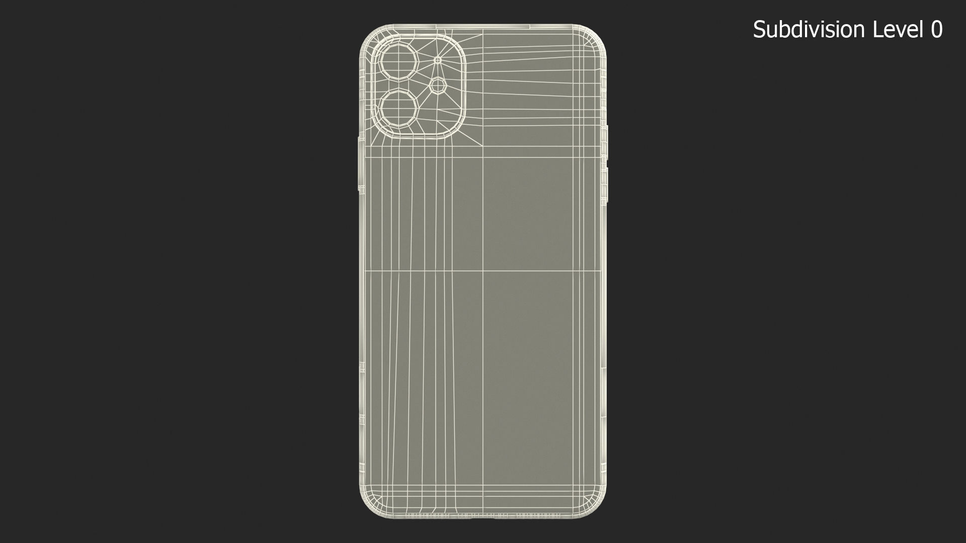 Smartphone Black 3D model_10