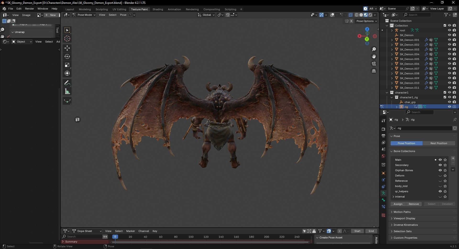 Demon Lord Low-poly 3D model_25