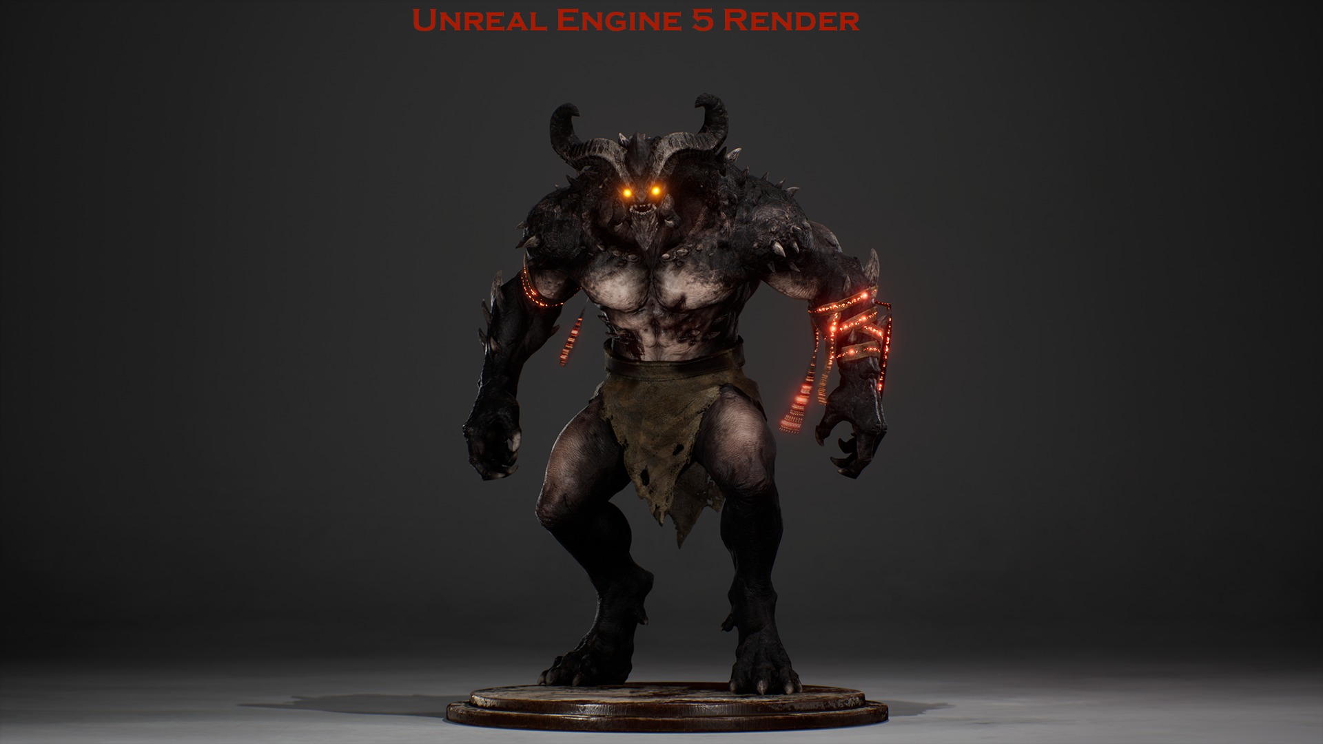 Demon Lord Low-poly 3D model_13