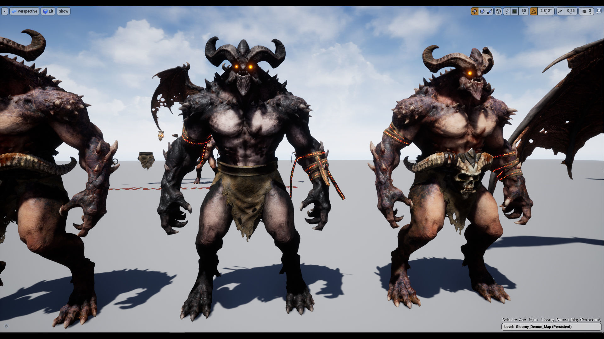 Demon Lord Low-poly 3D model_20