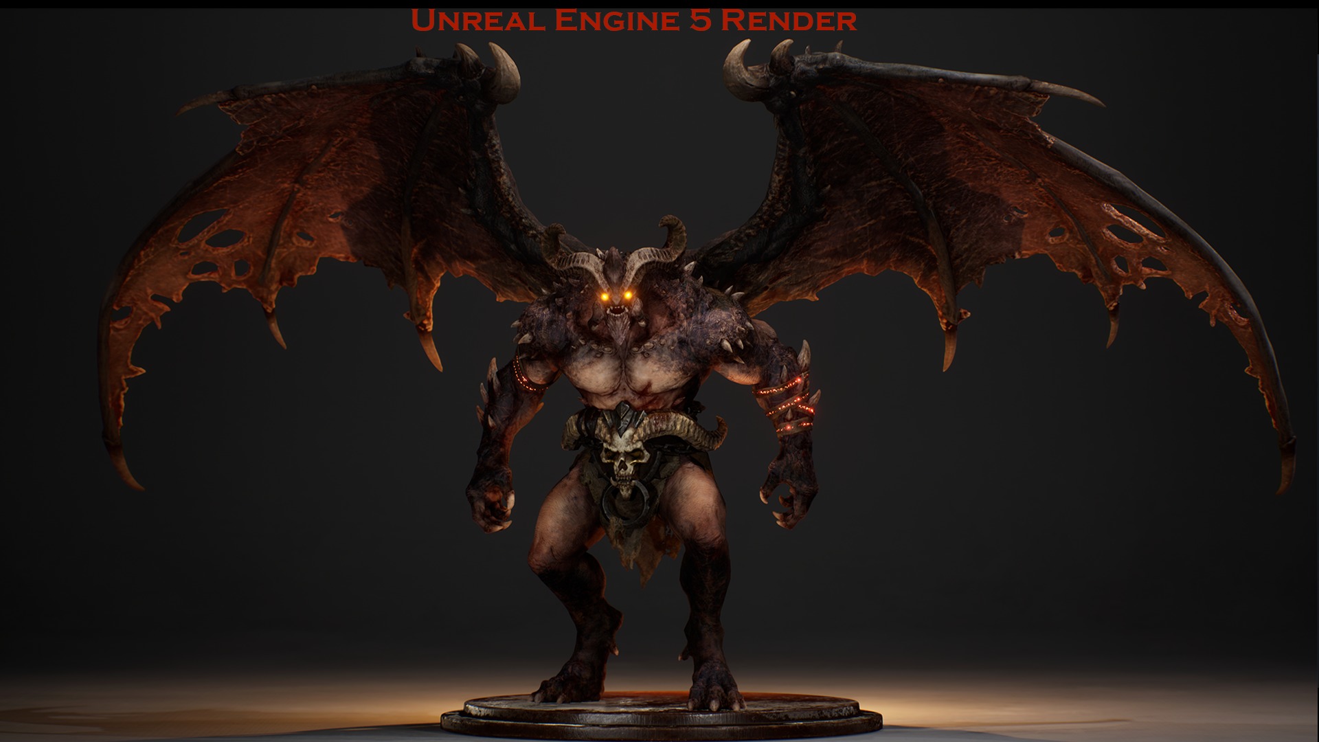 Demon Lord Low-poly 3D model_5