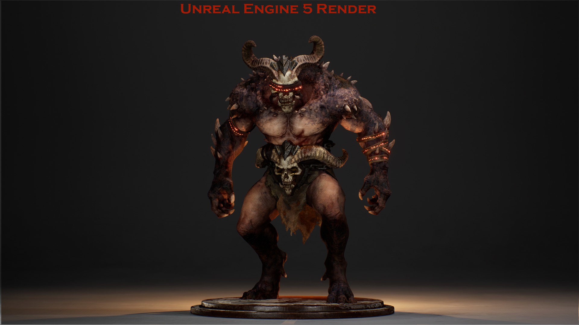 Demon Lord Low-poly 3D model_14