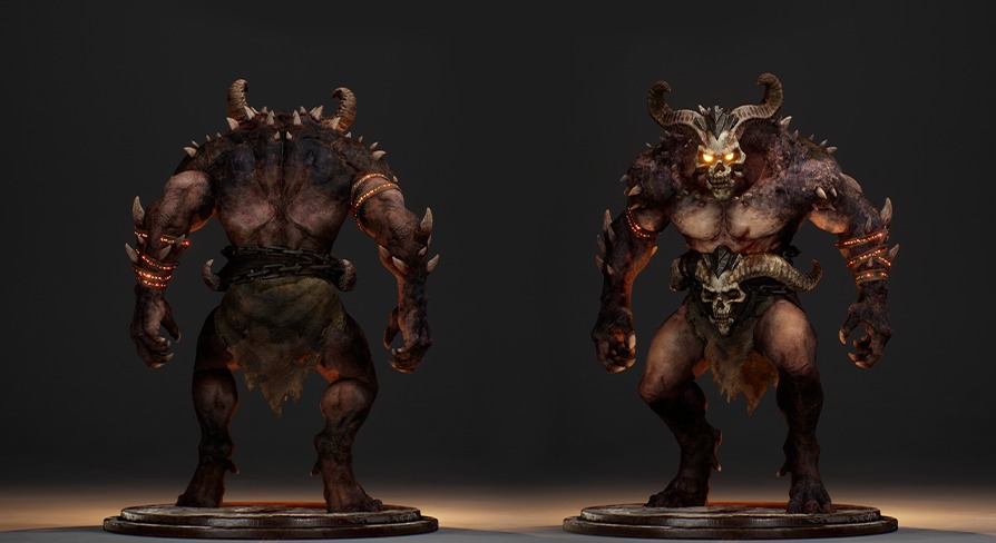 Demon Lord Low-poly 3D model_11