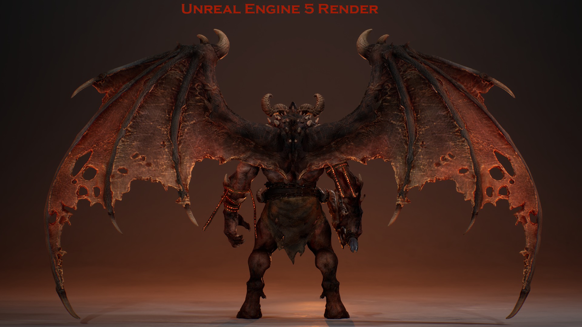 Demon Lord Low-poly 3D model_8