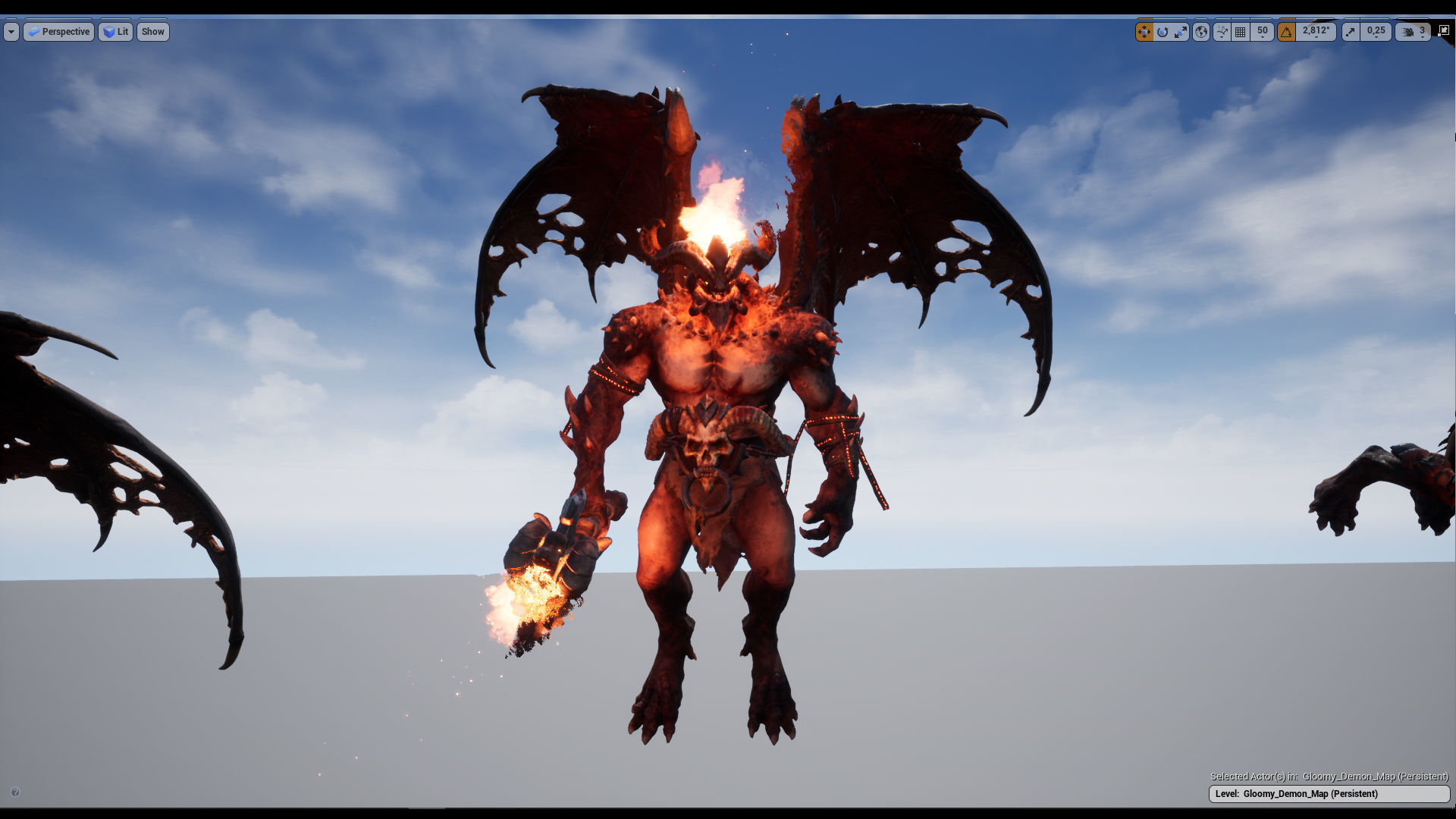 Demon Lord Low-poly 3D model_21