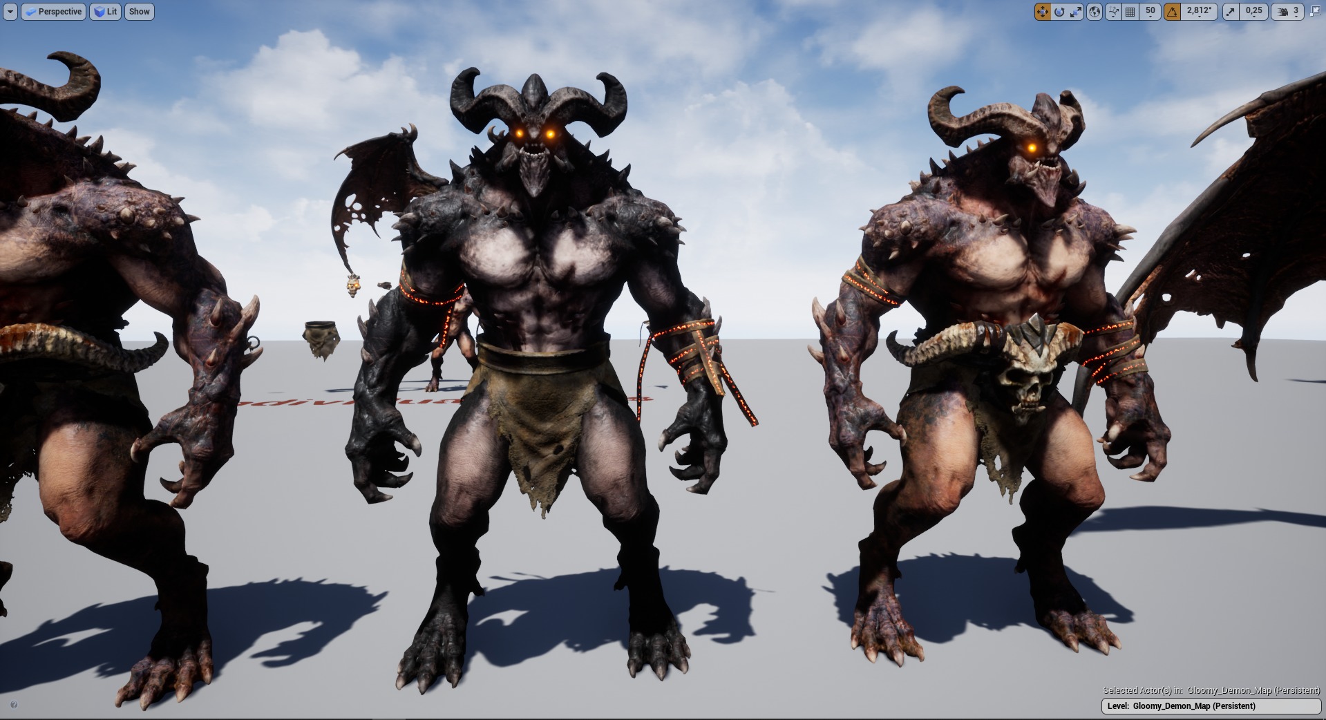 Demon Lord Low-poly 3D model_22