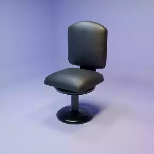 Low poly desk chair