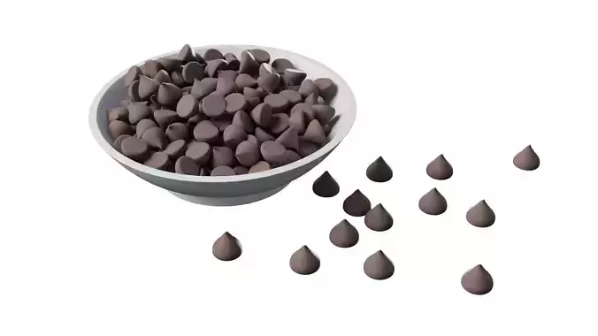 3D Chocochips 3 With Rig