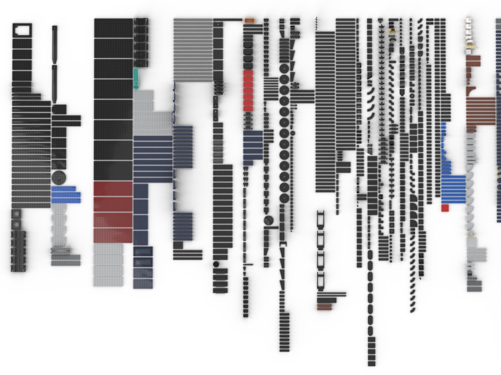 PixelBricks3D - LEGO Orient Express Train  3D print model_6