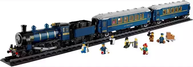 PixelBricks3D - LEGO Orient Express Train  3D print model