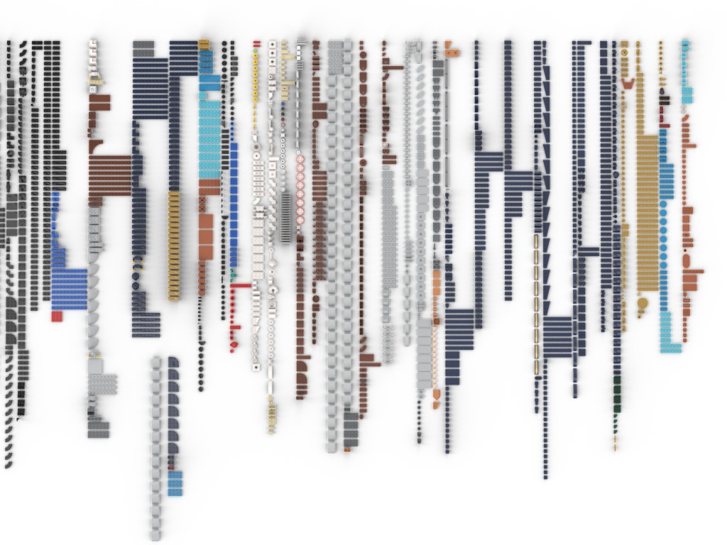 PixelBricks3D - LEGO Orient Express Train  3D print model_7