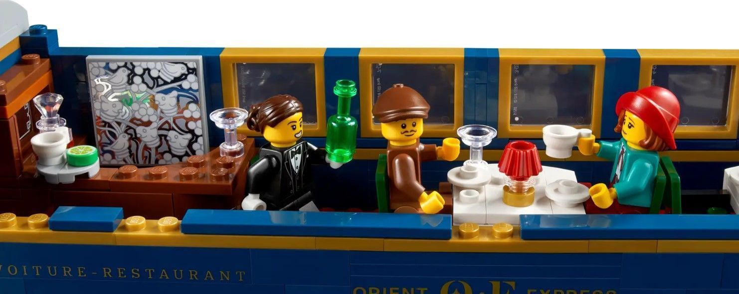 PixelBricks3D - LEGO Orient Express Train  3D print model_4