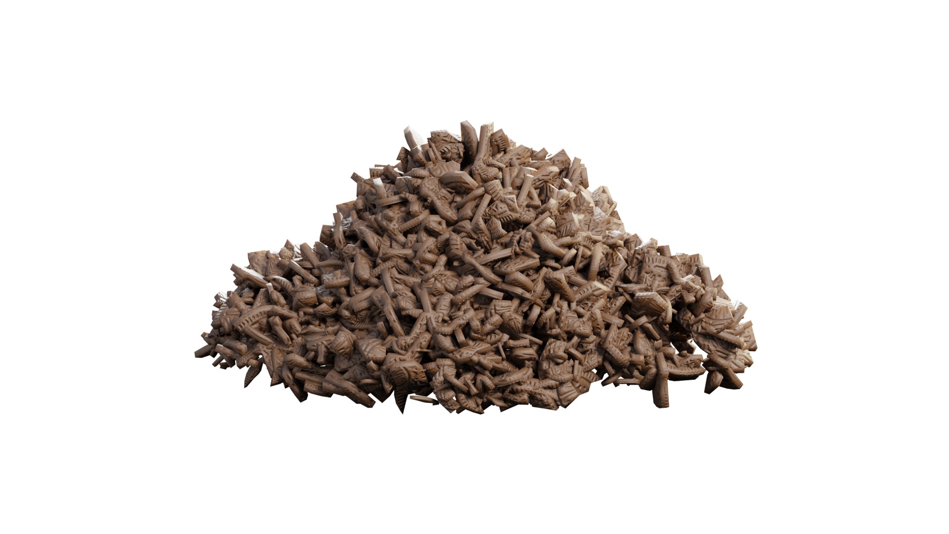 3D Chewing Cookies With Rig 3D model_2