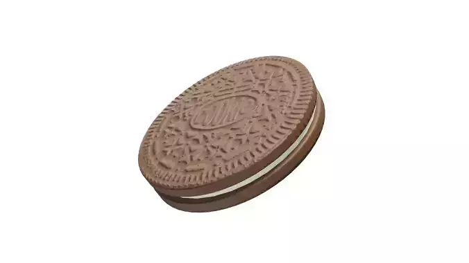 3D Big Cookie With Rig