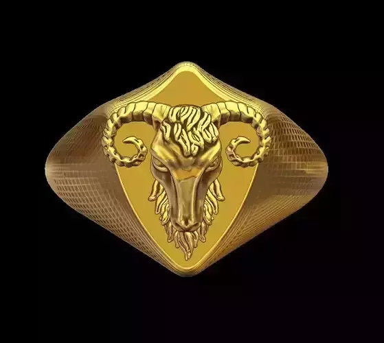 Ram Head Ring