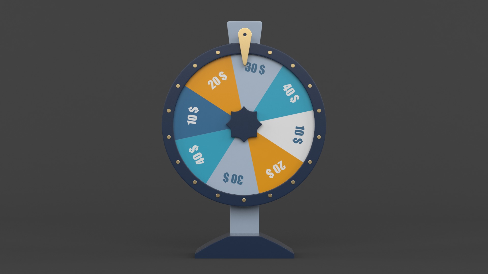 Wheel of Fortune 3D model_1