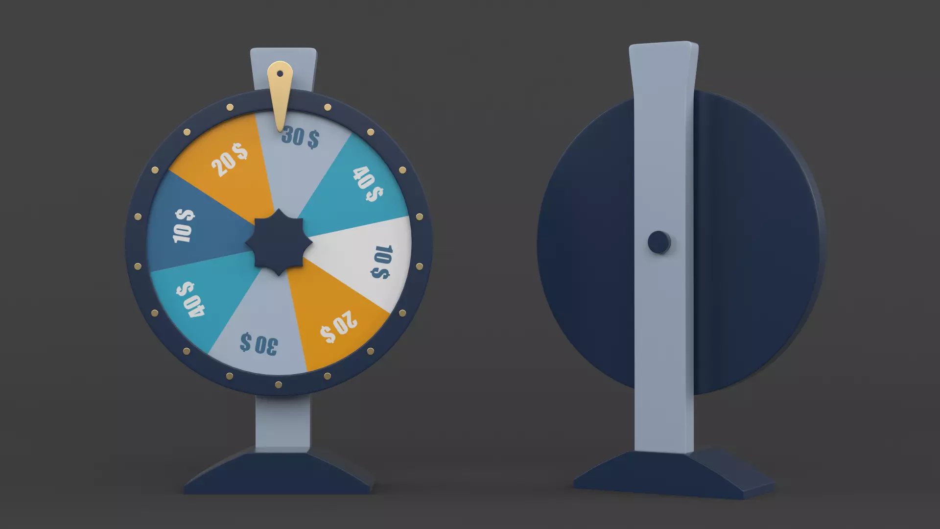 Wheel of Fortune 3D model_0