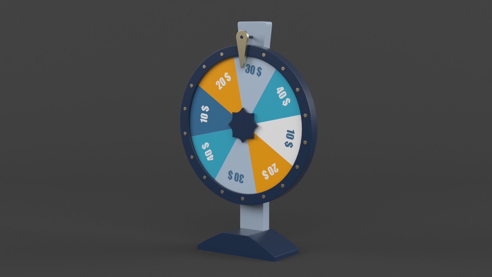 Wheel of Fortune 3D model_2