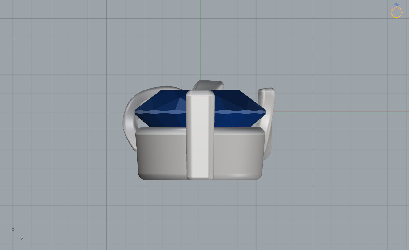 Pendant Twisted  3D print model_9