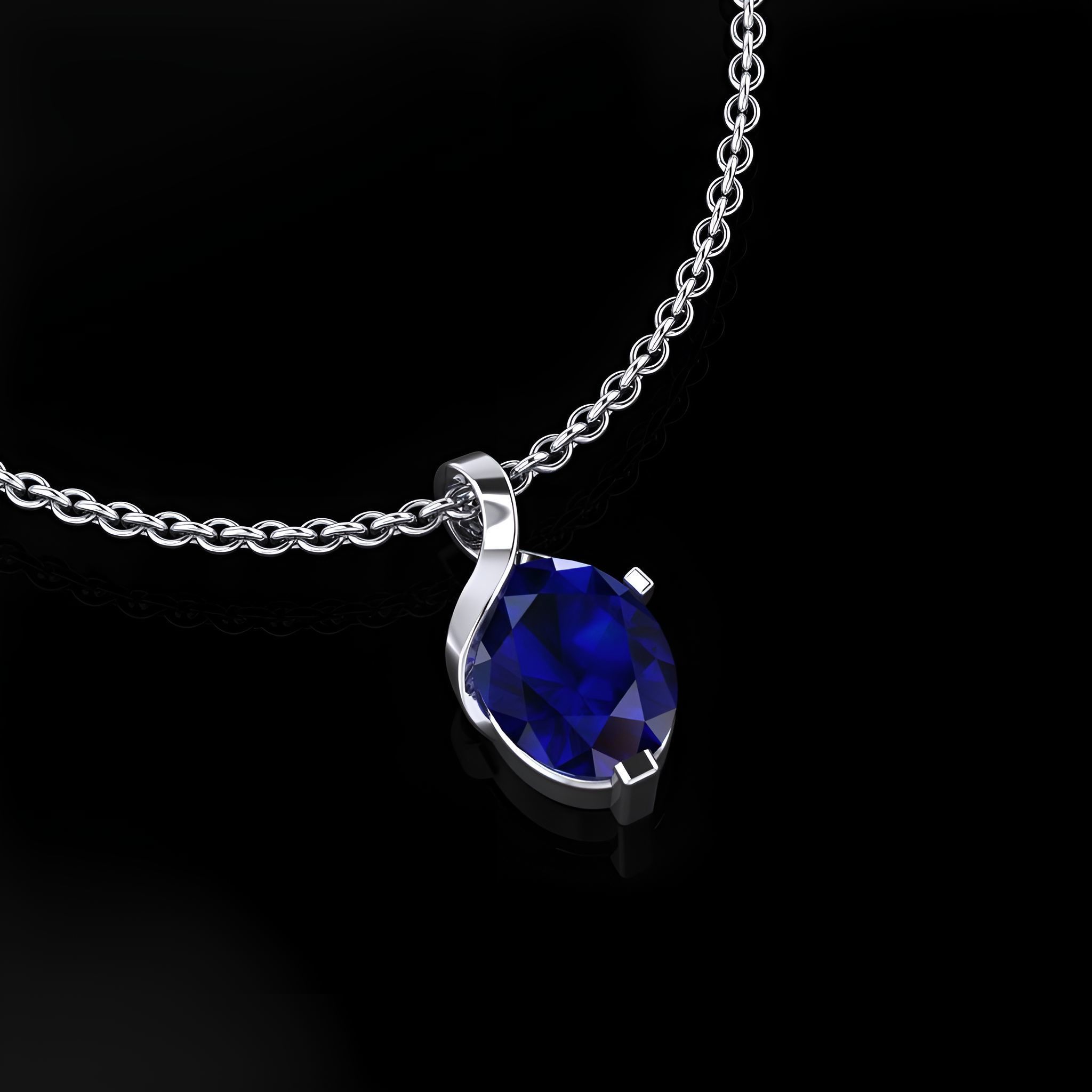 Pendant Twisted  3D print model_2