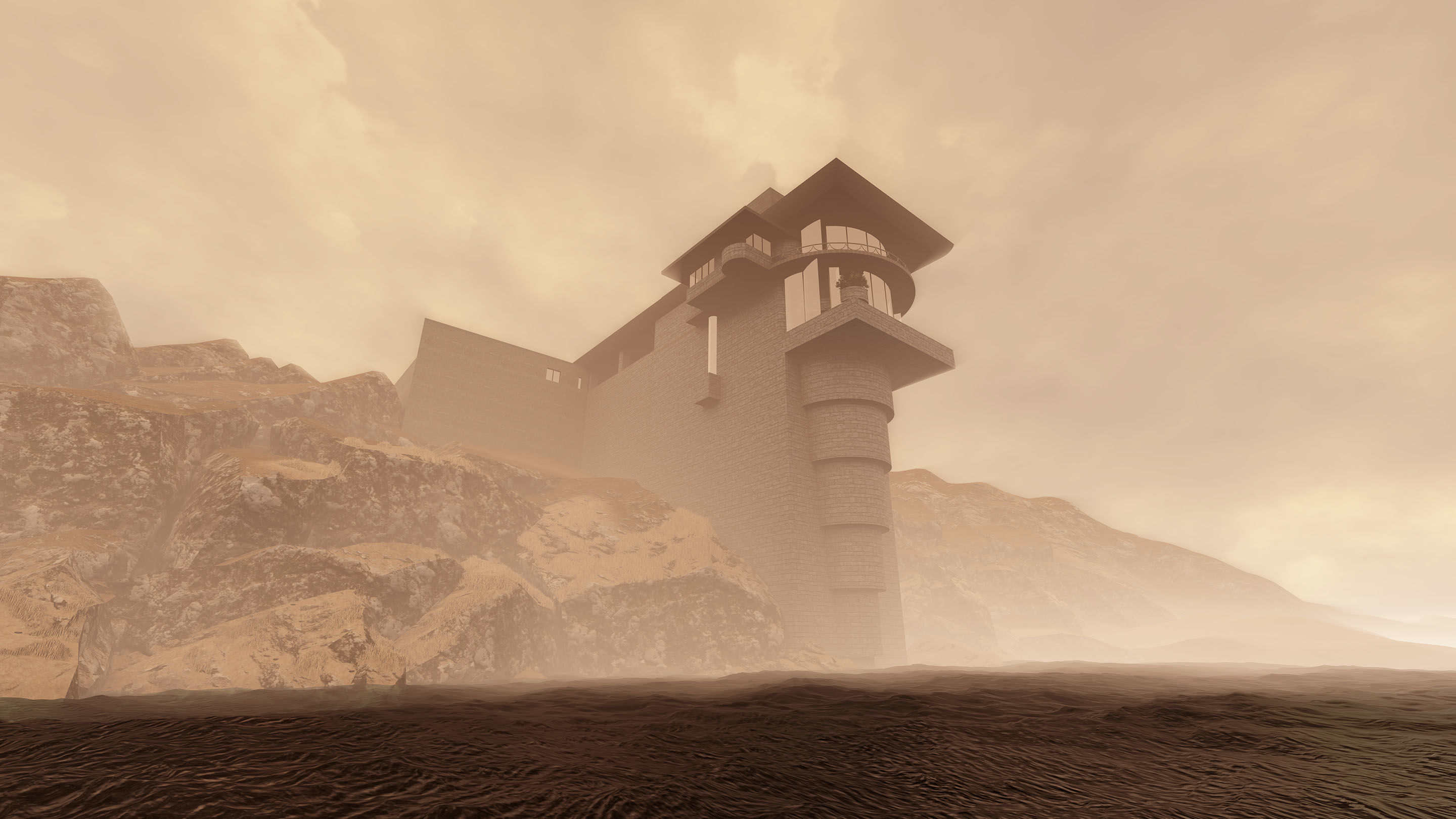 Cliffside Retreat- Modern Mountaintop- Elevated Living 3D model_3