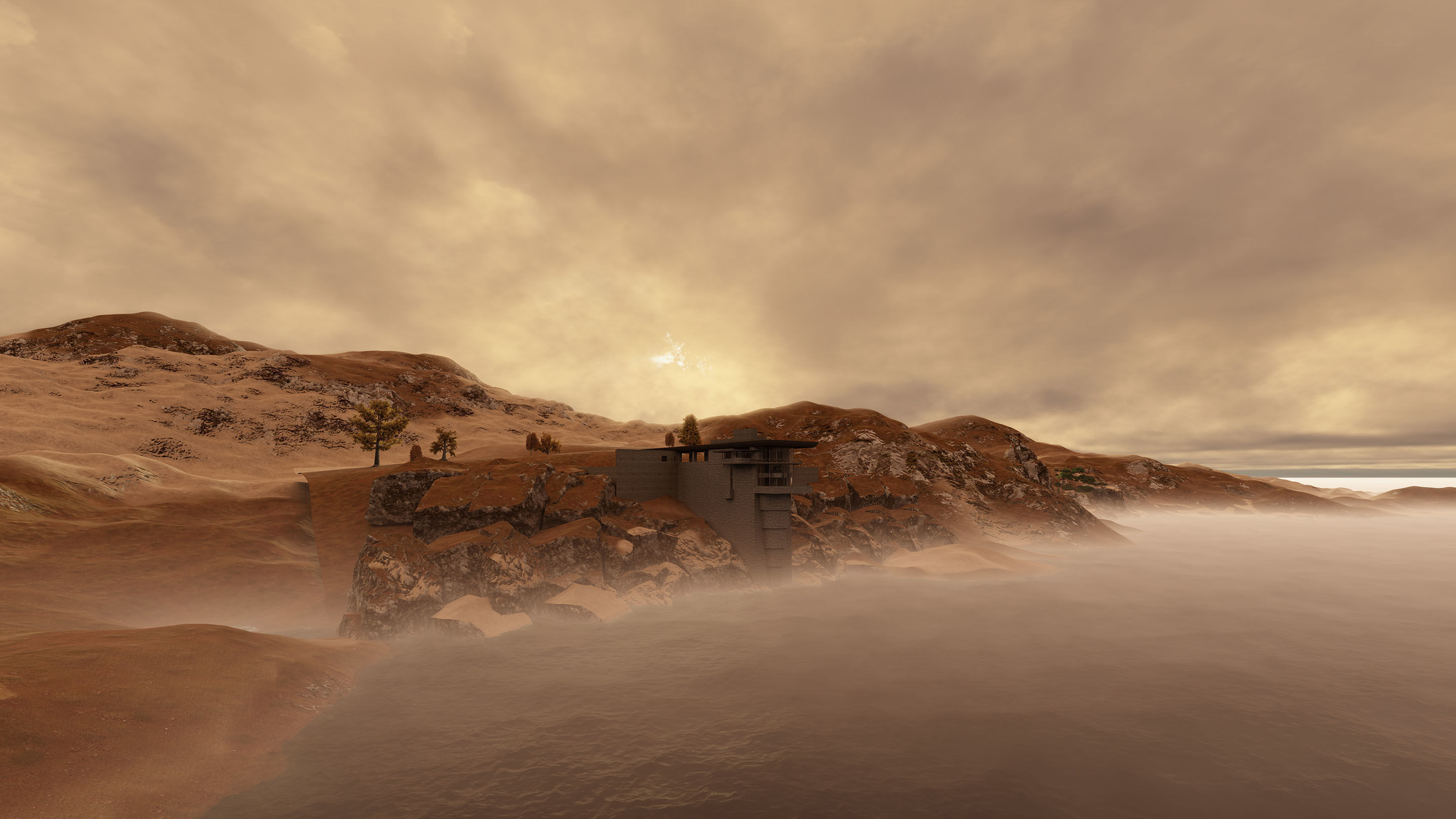 Cliffside Retreat- Modern Mountaintop- Elevated Living 3D model_14