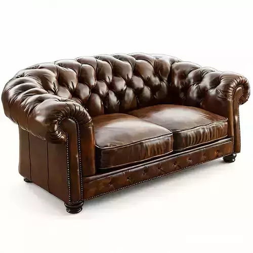 leather sofa 3D model