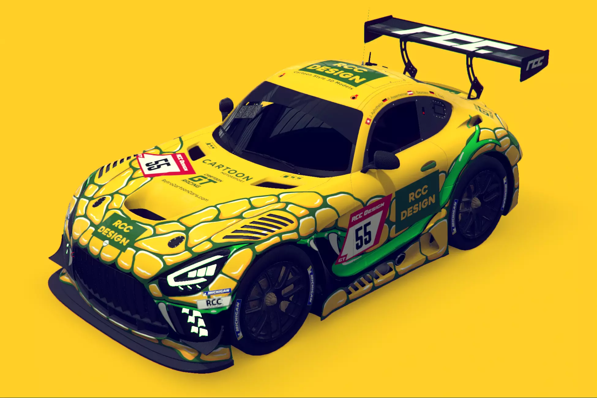 Cartoon Car GTAM 3D model