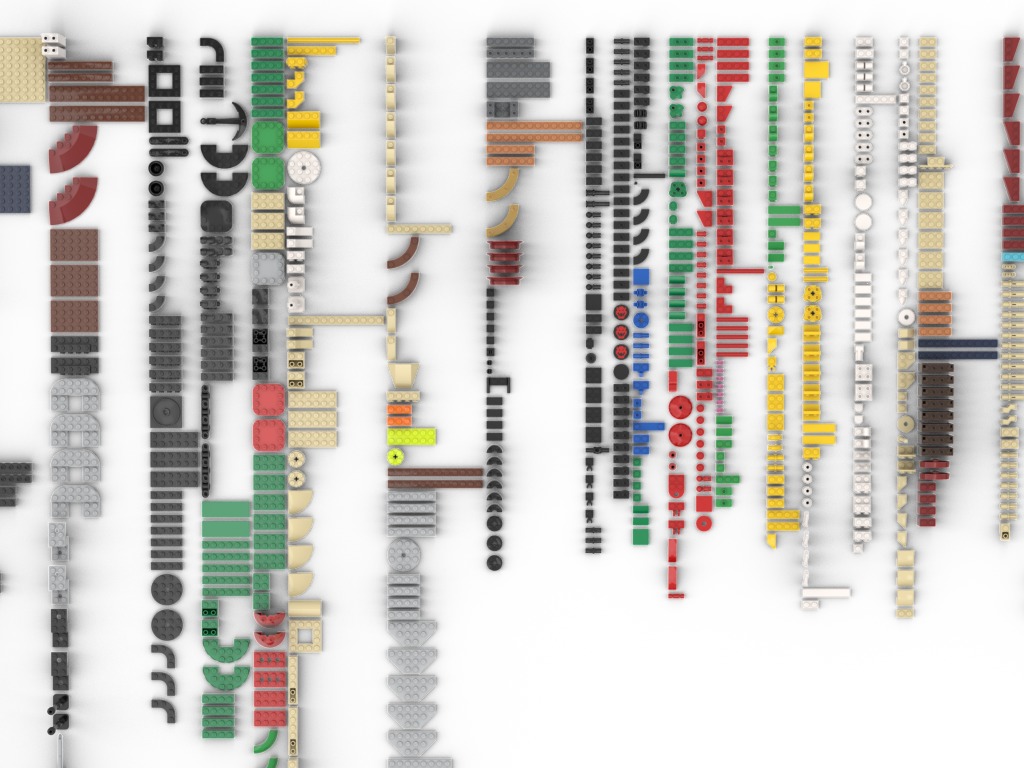 PixelBricks3D - LEGO Bowser Express Train  3D print model_5