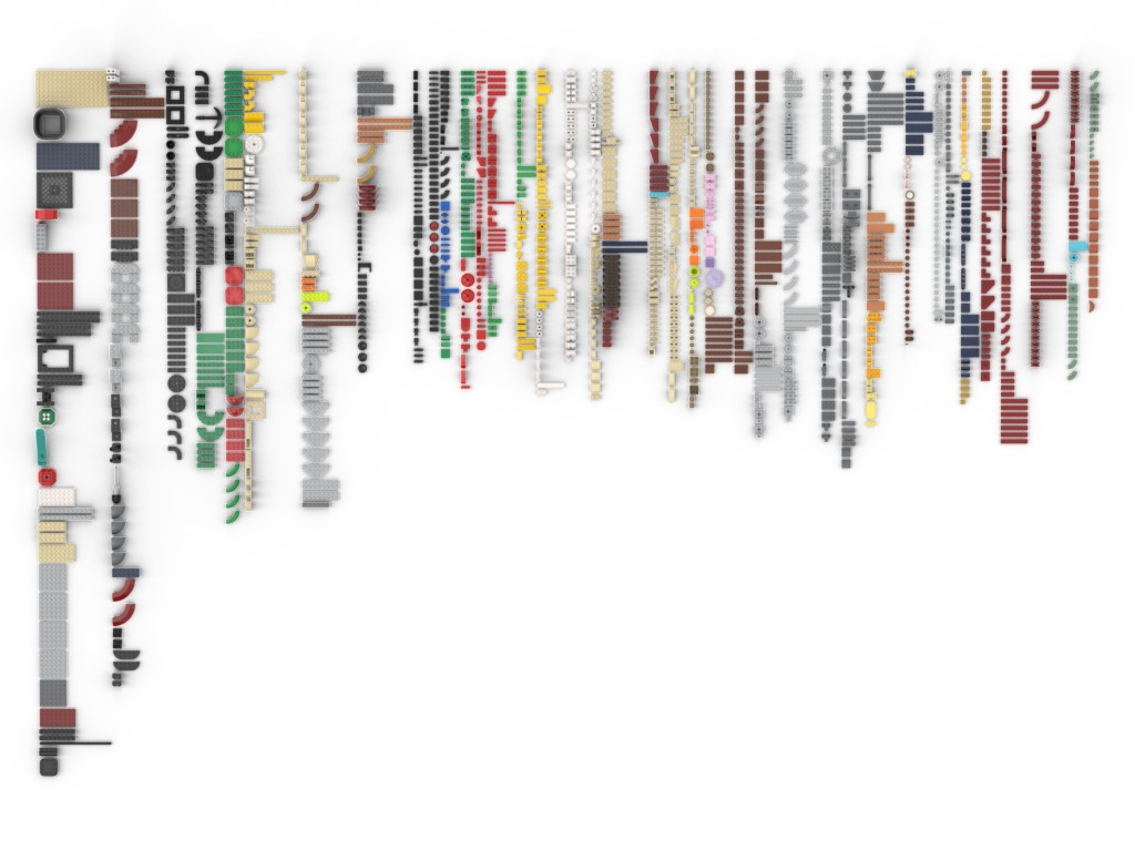 PixelBricks3D - LEGO Bowser Express Train  3D print model_3